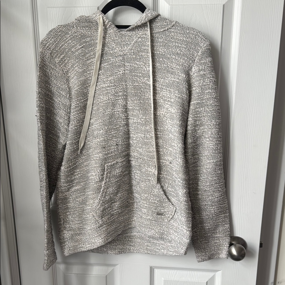 Marc NY Grey Knit Hoodie